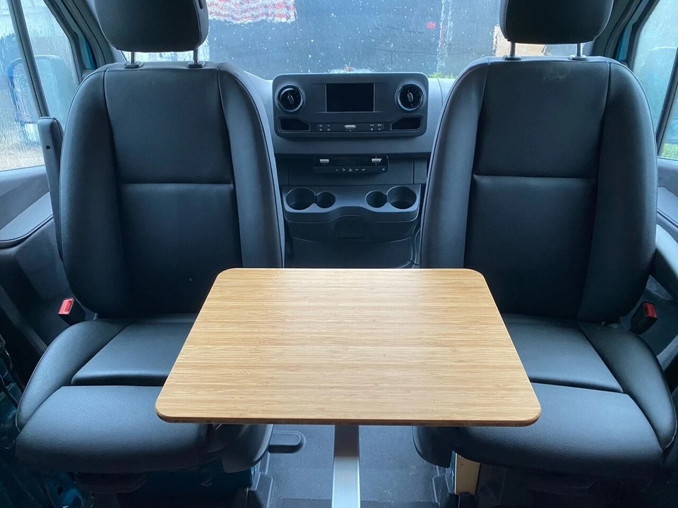Solid Bamboo Tabletop used for Lagun or similar mount in RV or Sprinter