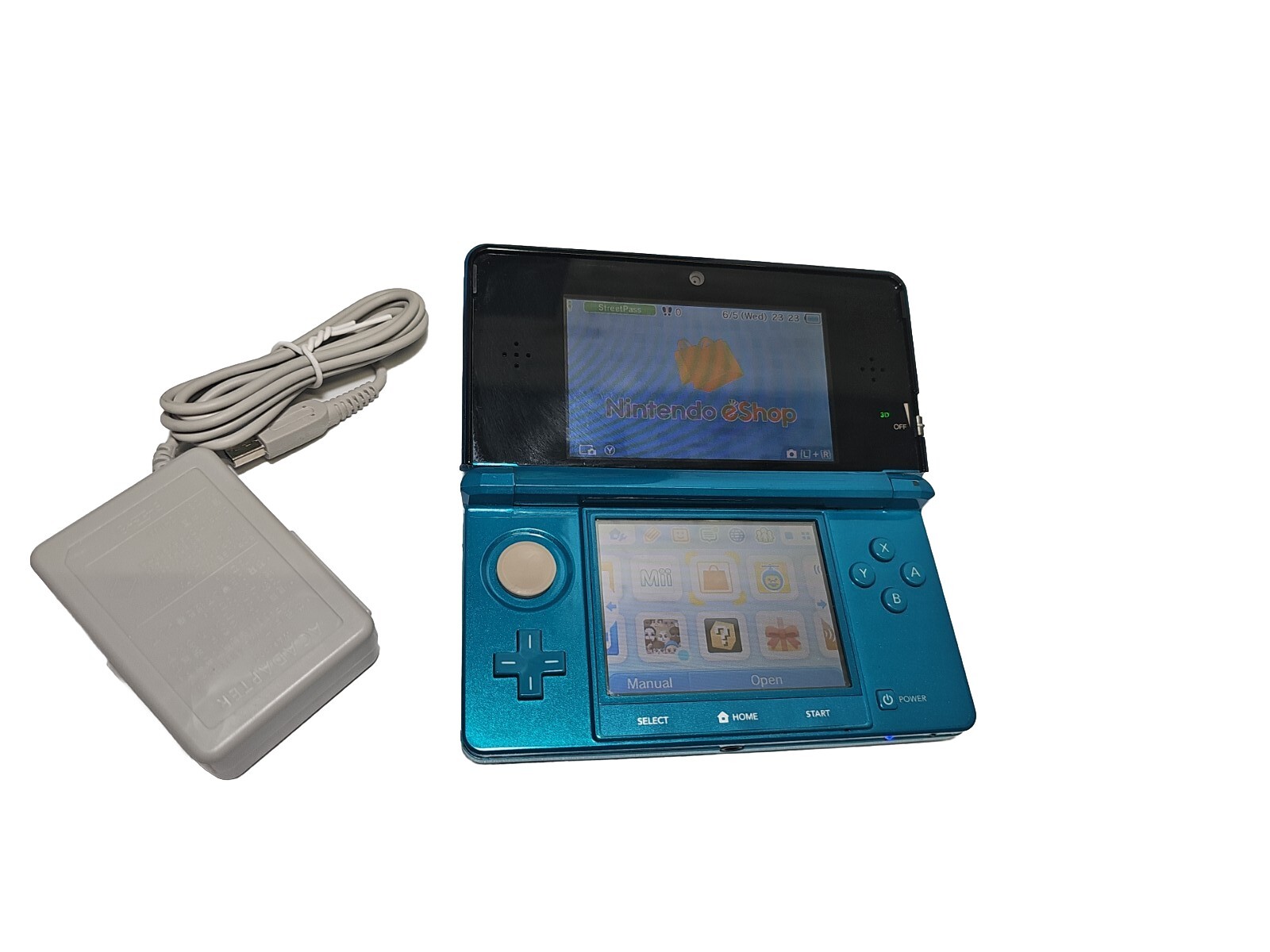 Nintendo 3DS Light Blue Japanese Import VERY GOOD US Seller