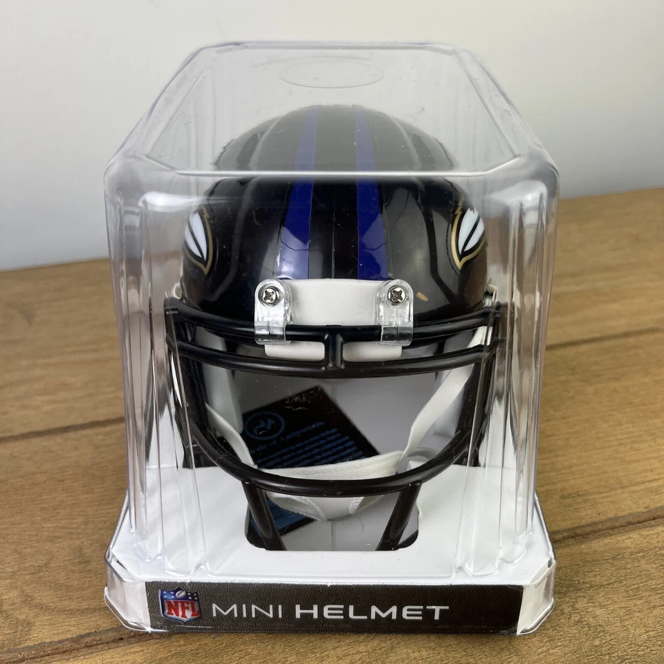 Minicasco Joe Flacco ED REED Baltimore Ravens Riddell certificado de autenticidad firmado por la NFL Foto 4 de 4