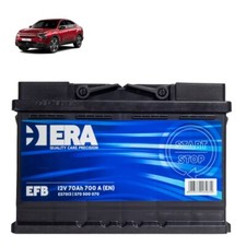 Batteria 70Ah EFB per Citroen C4 X 1.2 Puretech 1.5 BlueHdi 2022+