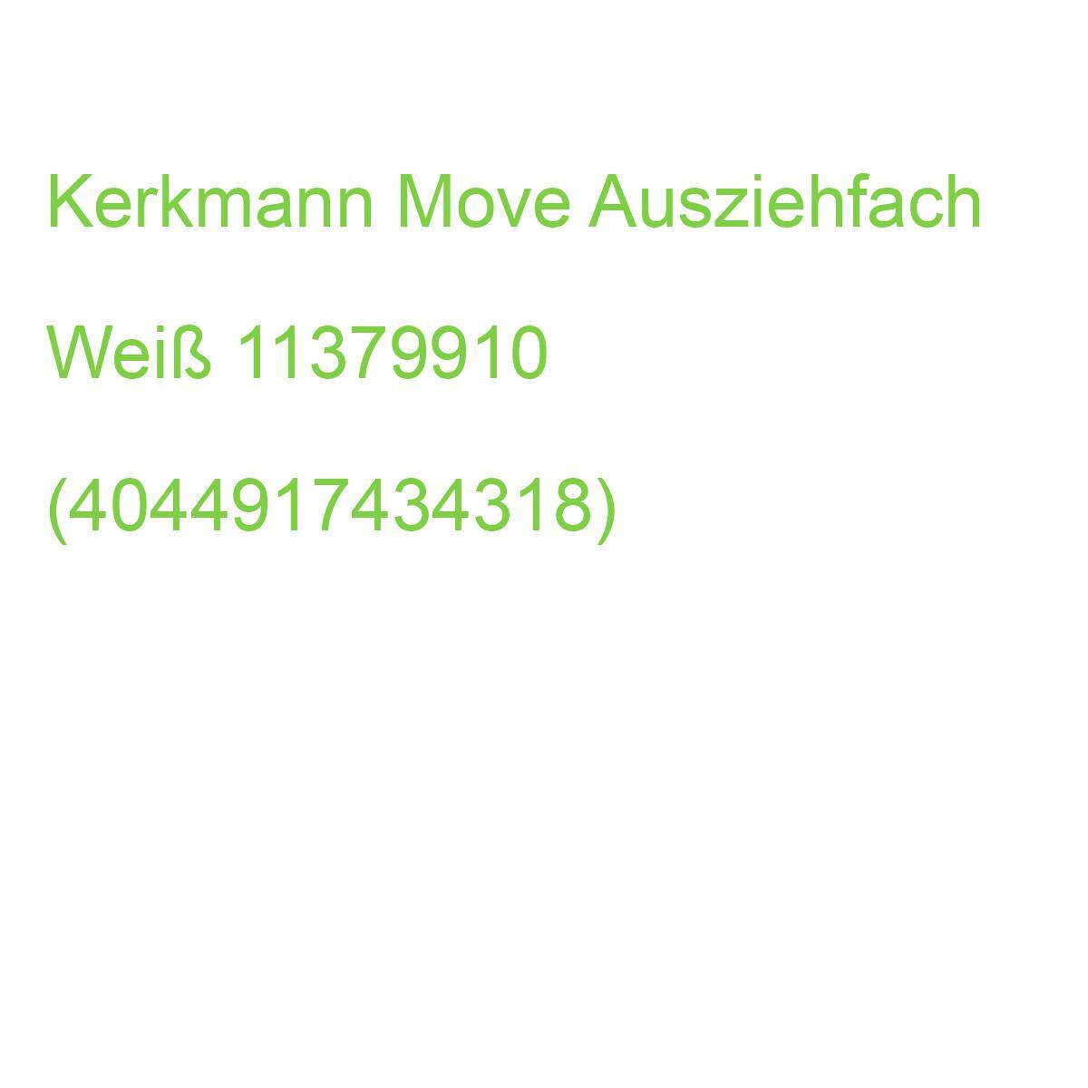 Kerkmann Ablagefach 1100x300x80mm Weiß