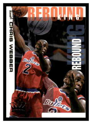 1994-95 Ultra #9 Chris Webber Rebound Kings