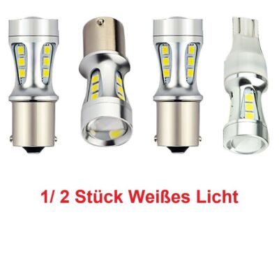 BAY15D BA15S BAU15S PY21W LED T15 Auto Birne Weiß Bremslichter Rücklichter Lampe