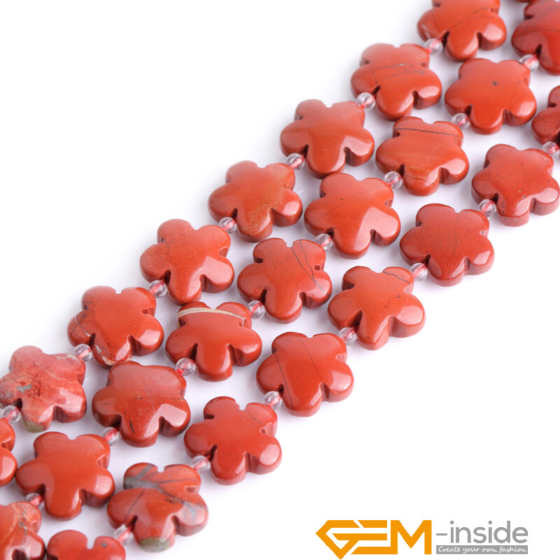 専用ページb 15mm Natural Assorted Gemstones Flower Plant Loose Beads For