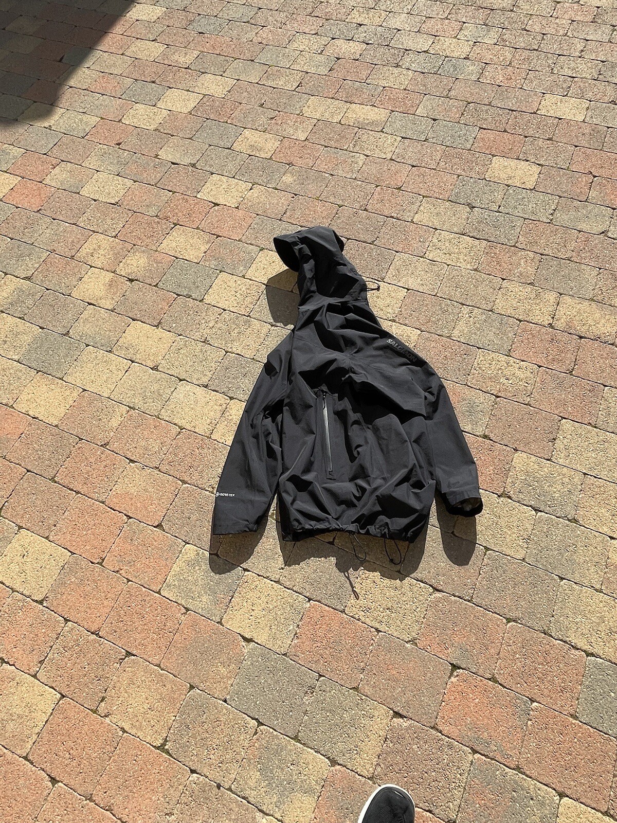 Giacca uomo nera Salomonn Outline 2 5L Goretex XL