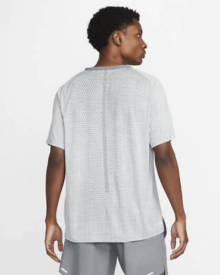 Size 2XL- Nike TechKnit Men's Dri-FIT ADV Running Top, Smoke Grey/Grey Fog. | eBay