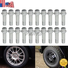 Set of 20 Silver Lug Bolts Nuts For Benz ML550 S500 GLK350 S550 CL500 GL450