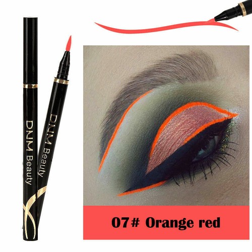 12Colors Flüssiger Eyeliner Stift Wasserfest Bunt Highlight Neon Katzenaugen : - Bild 18 von 23