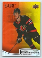 2021 Upper Deck Allure Rainbow Orange Yellow Jacob Bernard-Docker #R-21 RC