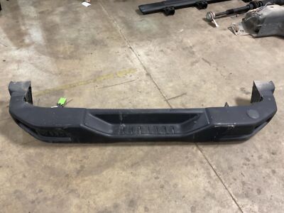 Jeep JK Wrangler OEM Rubicon X Package Steel Rear Bumper Black 2007-2017 004716