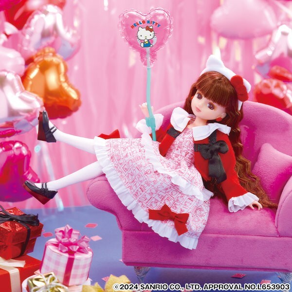 Licca chan Doll Takara Tomy Photogenic Licca Hello Kitty 50th