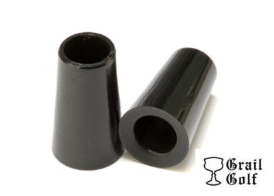 GRAIL GOLF NEW PREMIUM BLACK TAPER TIP IRON FERRULES .355 1'' .580OD QUALITY LOT