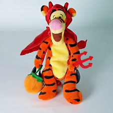 Winnie the Pooh Devil Tiger Halloween Bean Bag Plush 9  Trick Treat Disney Store