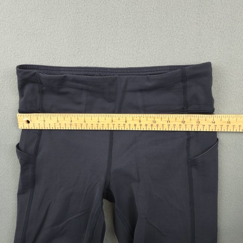 Lululemon Leggings Womens 6 All The Right Places Crop Black Training Zip Pocket - Picture 5 of 7