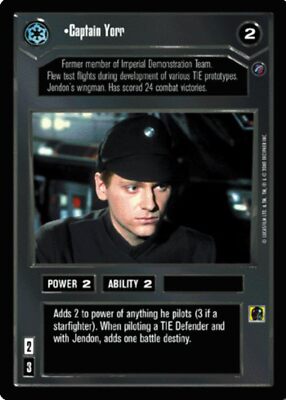 Star Wars CCG Captain Yorr - Death Star II