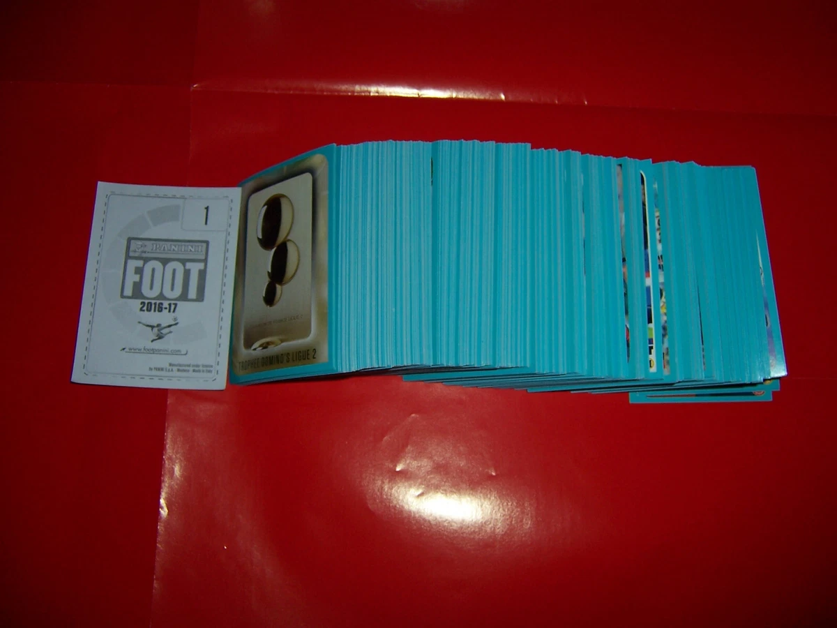 LOT 18 VIGNETTES Panini Foot 1989 Equipe Cannes Complete