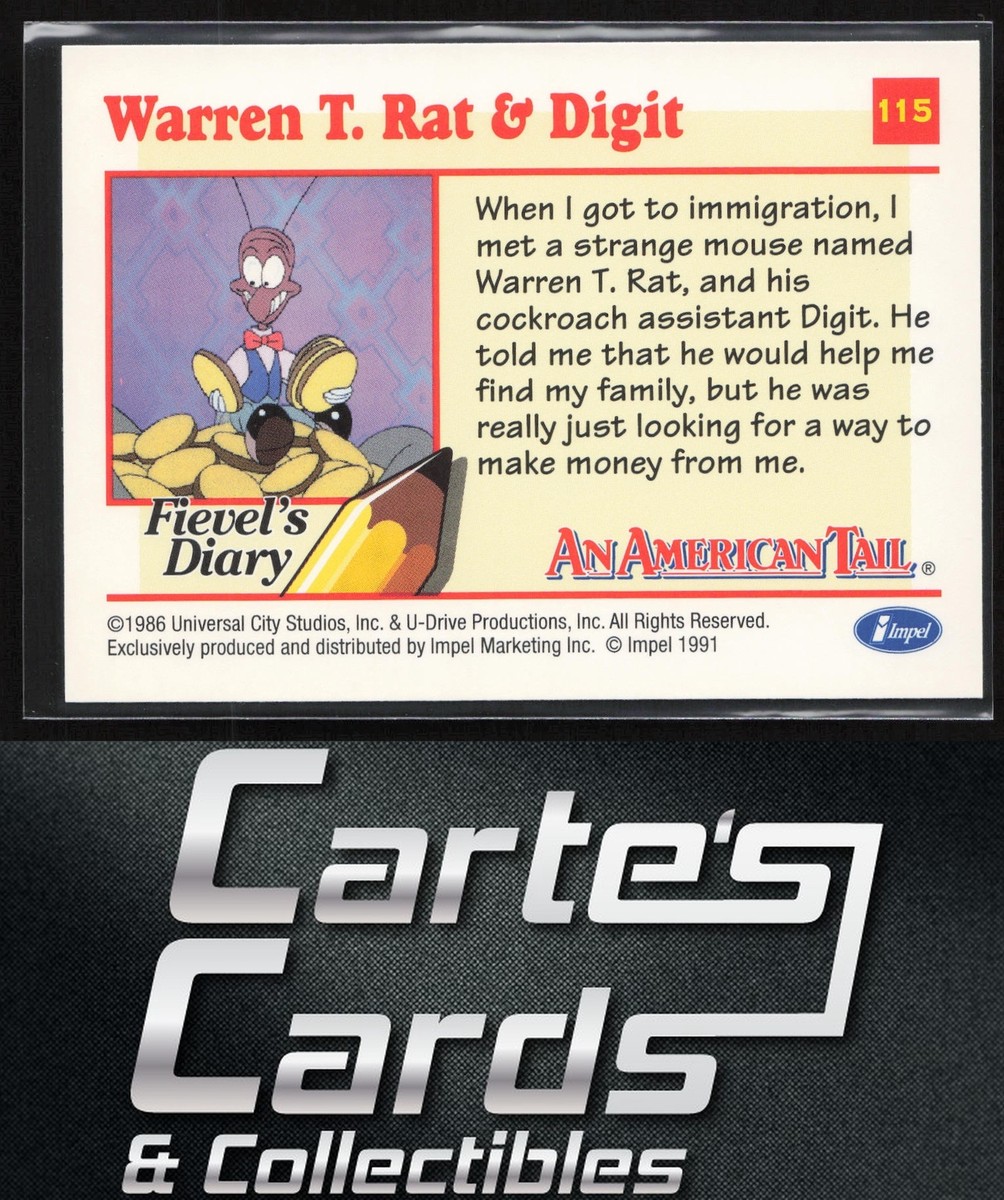 Warren T An American Tail Digit