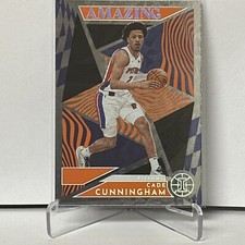 2021-22 Panini Illusions Cade Cunningham Rookie Amazing Insert Orange Parallel
