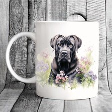 Pet Dog Mug, watercolour Cane Corso - Ideal Gift