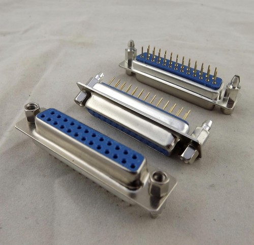 D-SUB DB25 25 Pin Female DIP PCB Solder Connector Adapter DP25 2 Rows Lock Screw - Picture 11 of 11