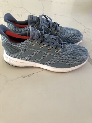 Mens Adidas Duramo 9 Cloudfoam Blue Running Walking Sneakers Size 11 Eur 44