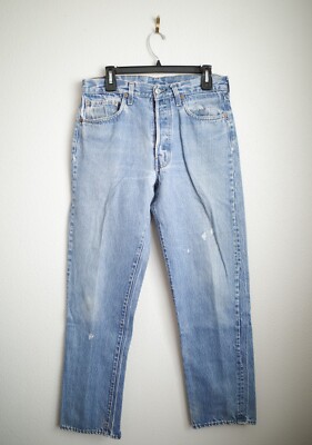 80s Levi’s 501 denim pants W34 L31 Vintage 80's Levi's 501 Denim Pants W34 L34 Actual *W33 L31* USA