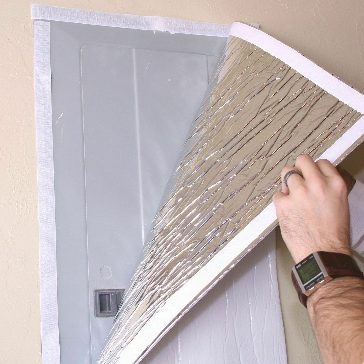 USEP Door Whole House Attic Ceiling Fan Shutter Seal Cover Fits 36" X