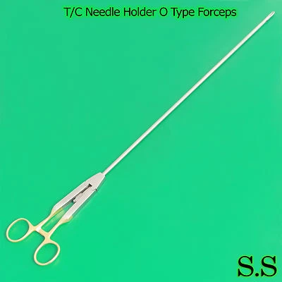 T/C Needle Holder O Type Forceps Laparoscopy Laparoscopic Cvd Tip,S.S,LP-034