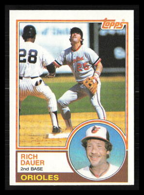 Rich Dauer 1983 Topps #579  Baltimore Orioles