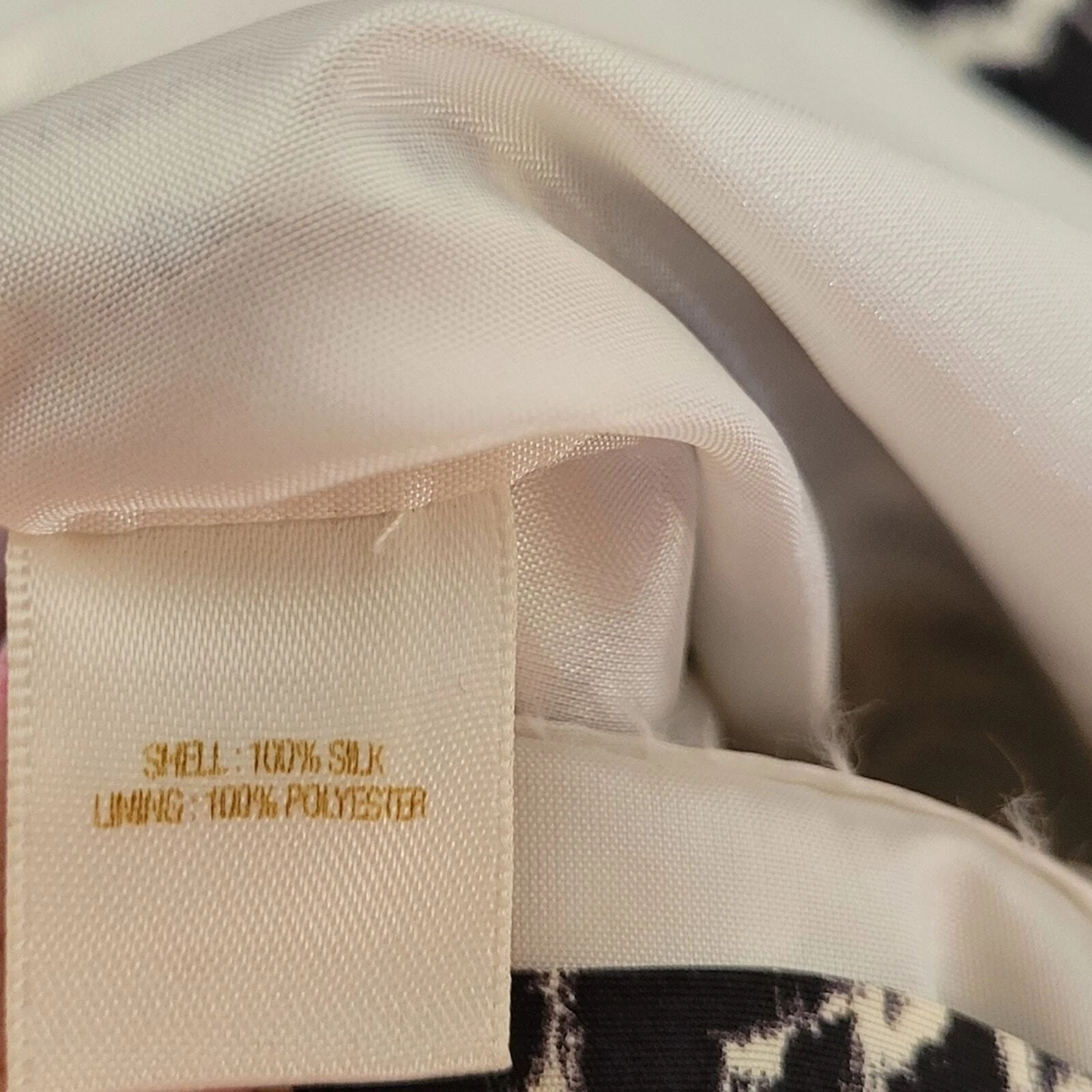 Abito Kate Spade stampa animalier Dorothy in seta taglia 4 n7