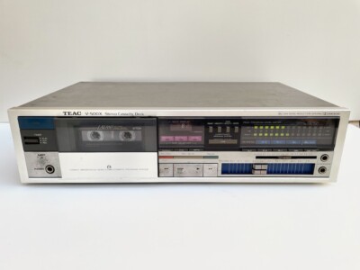 Vintage TEAC V-500X Cassette Tape Deck - High End Cobalt Amorphous