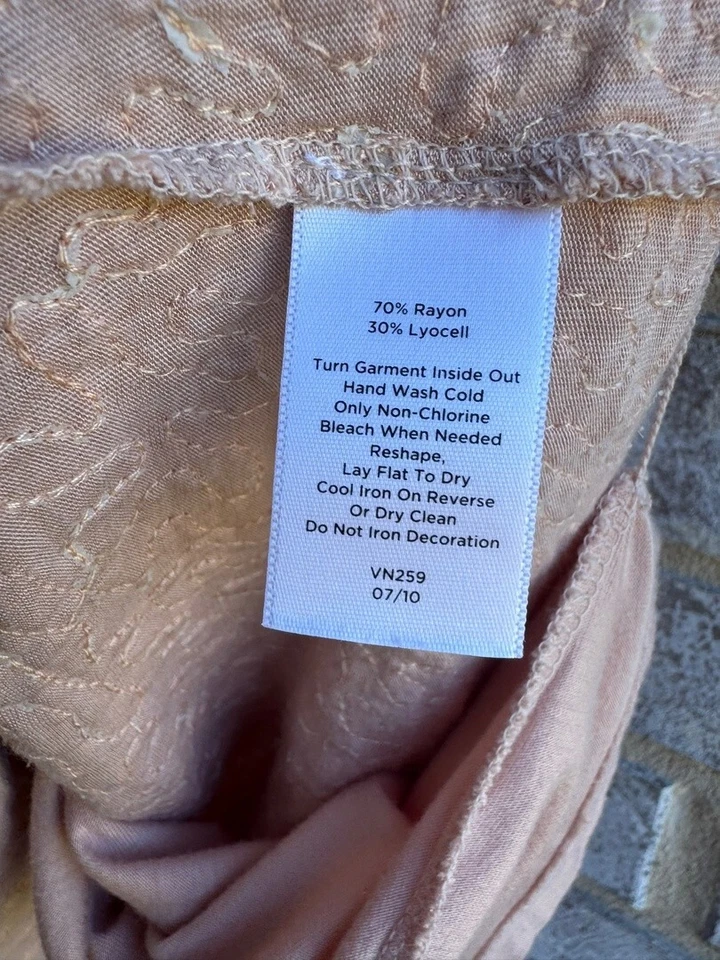 Talbots Sleeveless Lined Scoop Neck Sequin Tank Top Women's Size L - Image 4 of 4