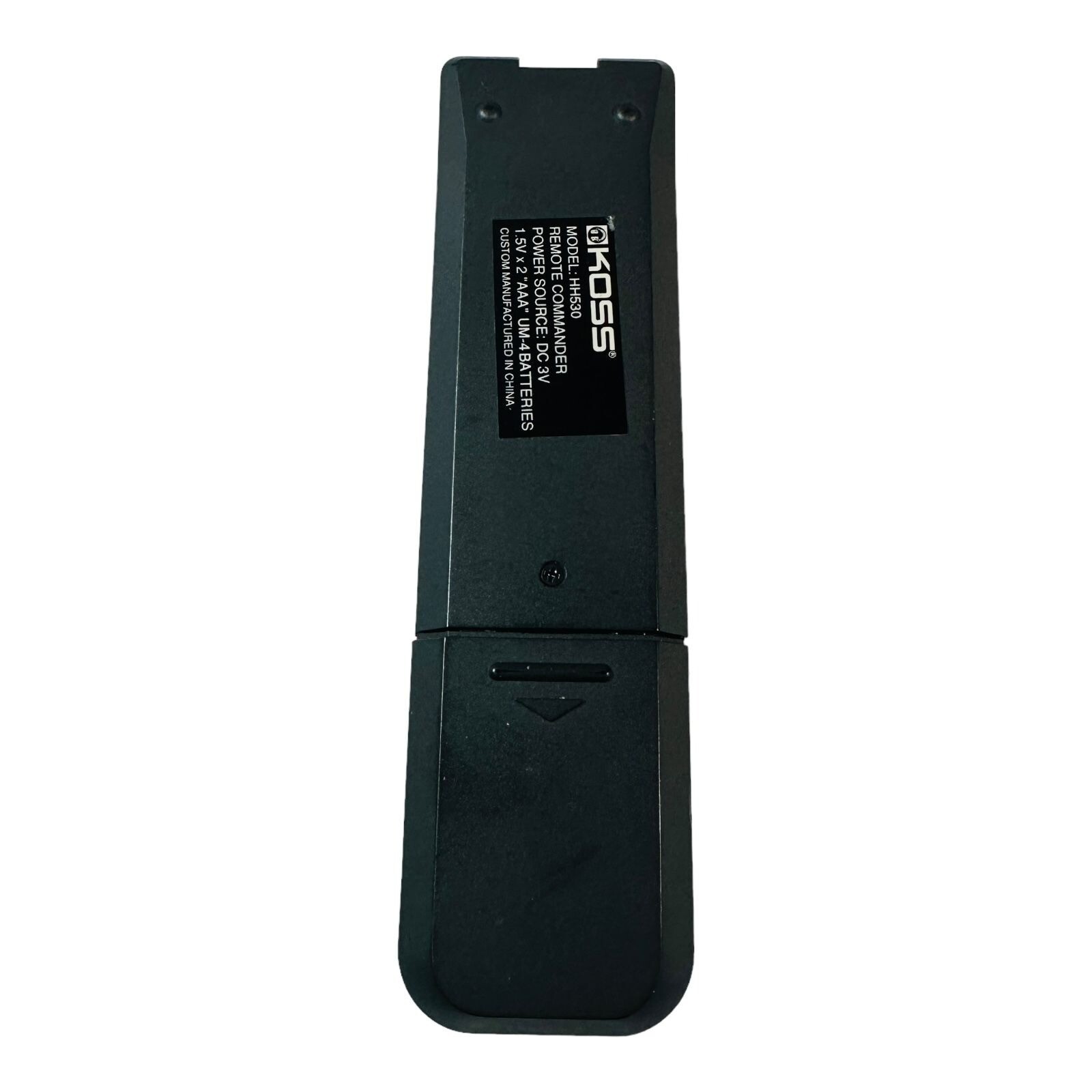 Koss Remote Control Unit For Audio Systems HH530 Commander