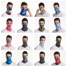 Elastic Face Mask Covering Multi-Use Cooling Bandana Neck Gaiter Scarf Balaclava