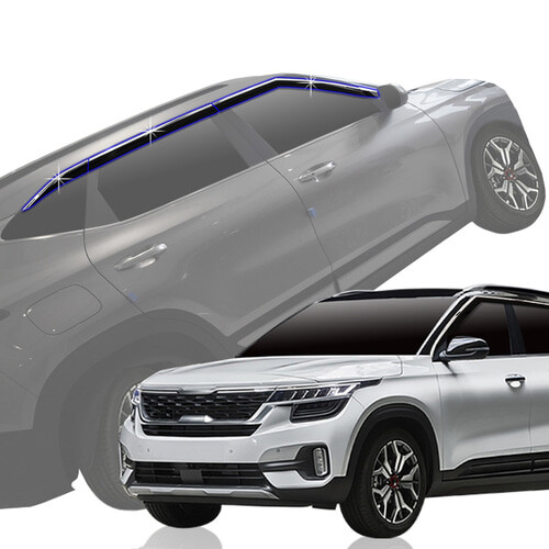Premium Weather Shields Window Visors 6pcs for 2021 KIA Seltos - Picture 1 of 7