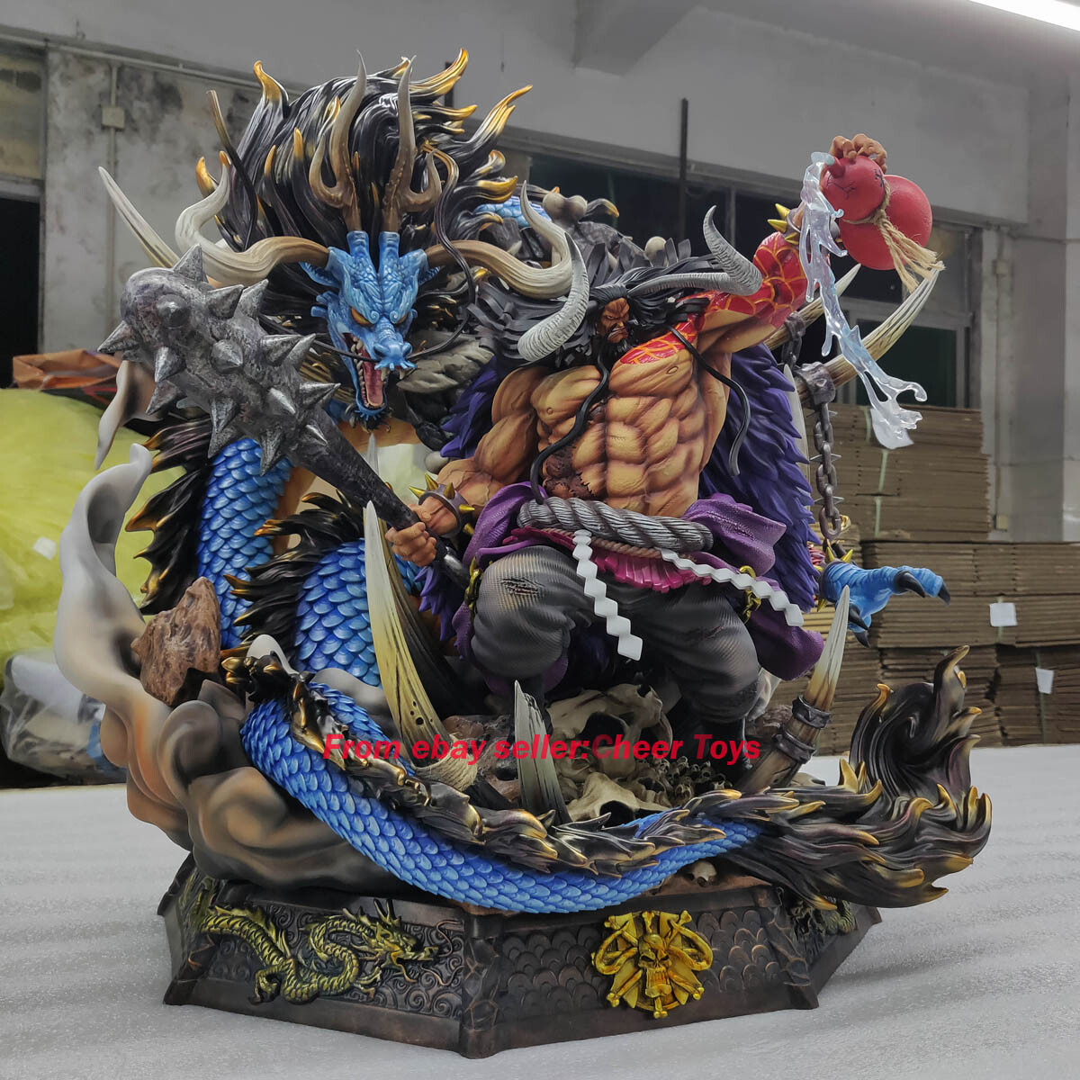 One piece BP. Studio Kaido Statue Model GK Colors カイドウ