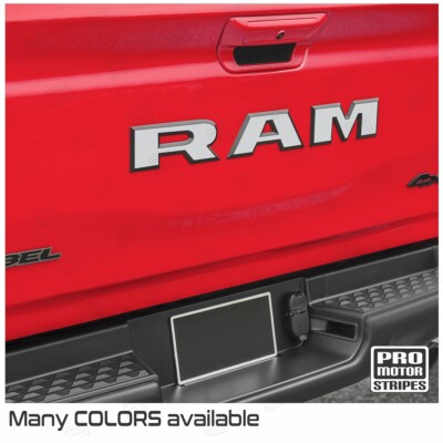 RAM Tailgate Emblem Overlay Decal 2019-2023 Ram Power Wagon, 48% OFF