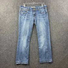 Vigoss Fit Straight Jeans Women's 9/10 30 Blue Medium Wash