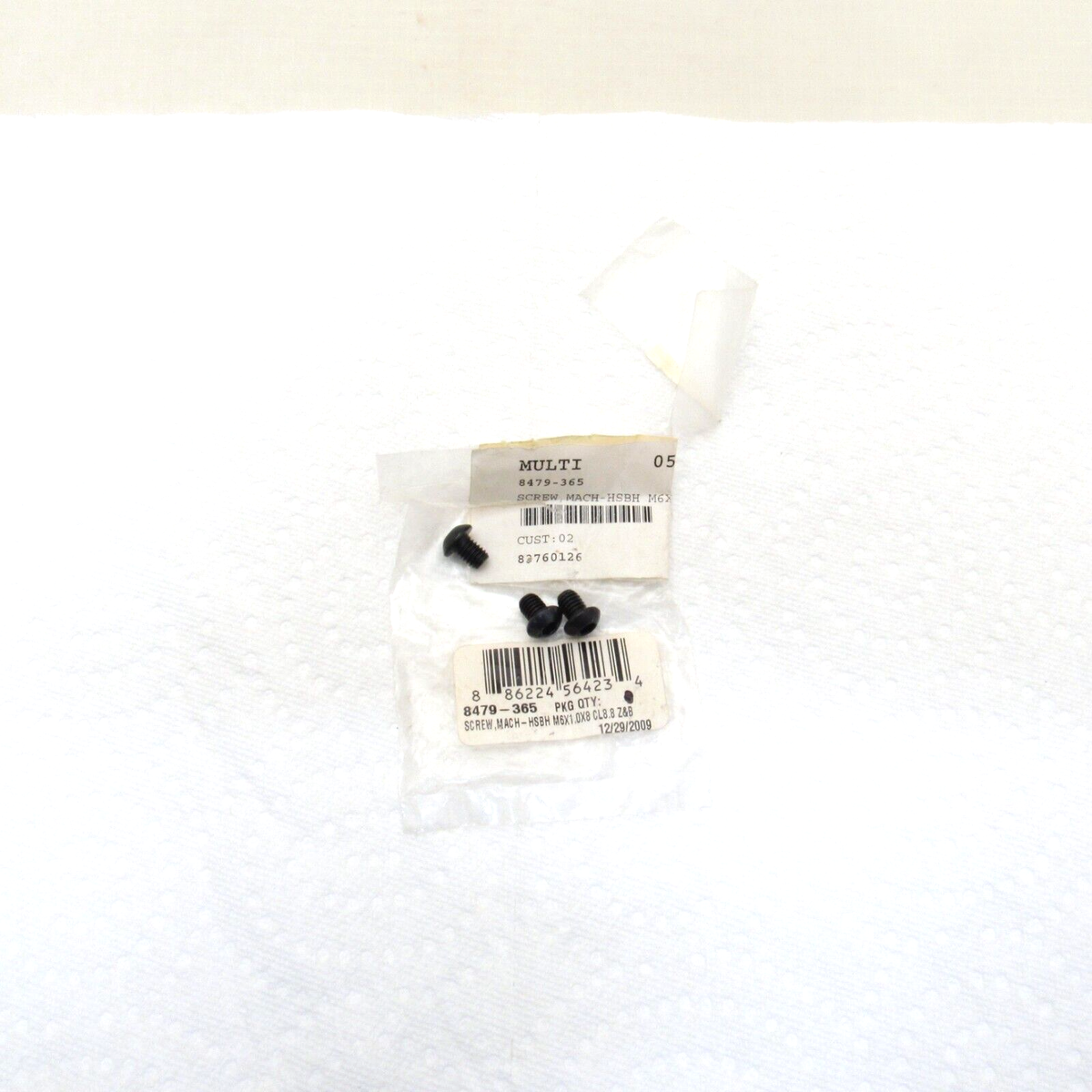 日本旧 Arctic Cat Snowmobile OEM M6x1.0x8 HSBH Machine Screws 8479-365