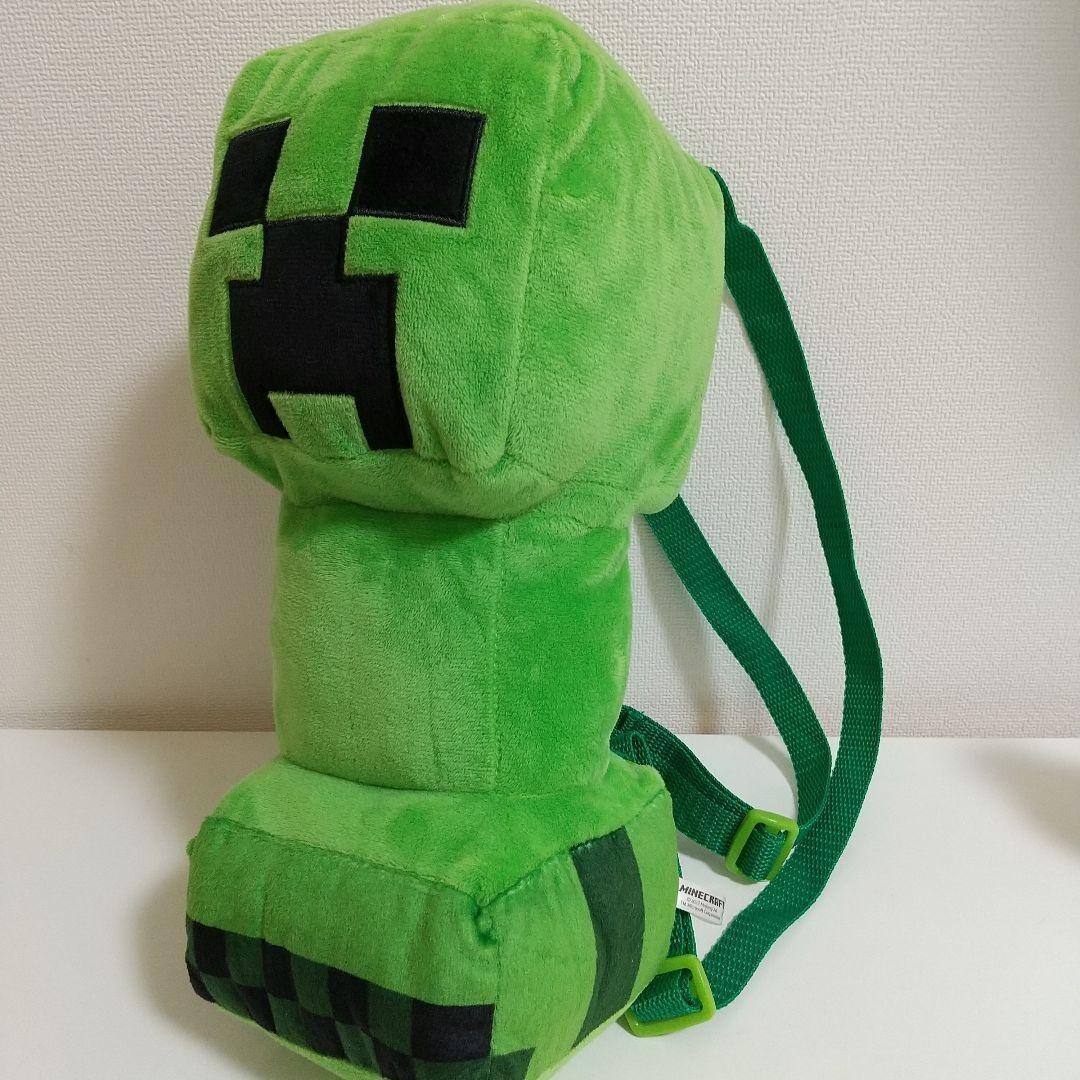 minecraft creeper stuffed backpack Plush Doll Backpack 30cm