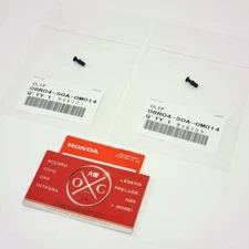 Genuine OEM Honda Access Window Visor Clip Plug Set Of 2 JDM 08R04-S0A-0M014 NEW