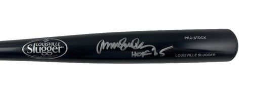 Ryne Sandberg Chicago Cubs Signed Autographed HOF 05 Black Baseball Bat JSA COA