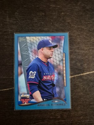2014 Topps Update Aramis Ramirez Milwaukee Brewers All Star Blue