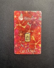 1 gram Gold Bar - The Perth Mint Oriana Design (In Assay)