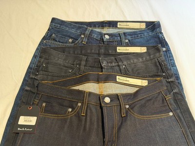 3 x Deus Ex Machina Men's 31/34 Missendon Original Slim Japanese Selvage Denim
