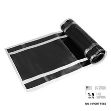 x70.87" Car Hood Stripe Pattern Sticker Auto Exterior Decal 7.09" Black