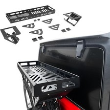 Aluminum Spare Tire Mount Cargo Basket Storage Compatible with 32" - 40" Tire...