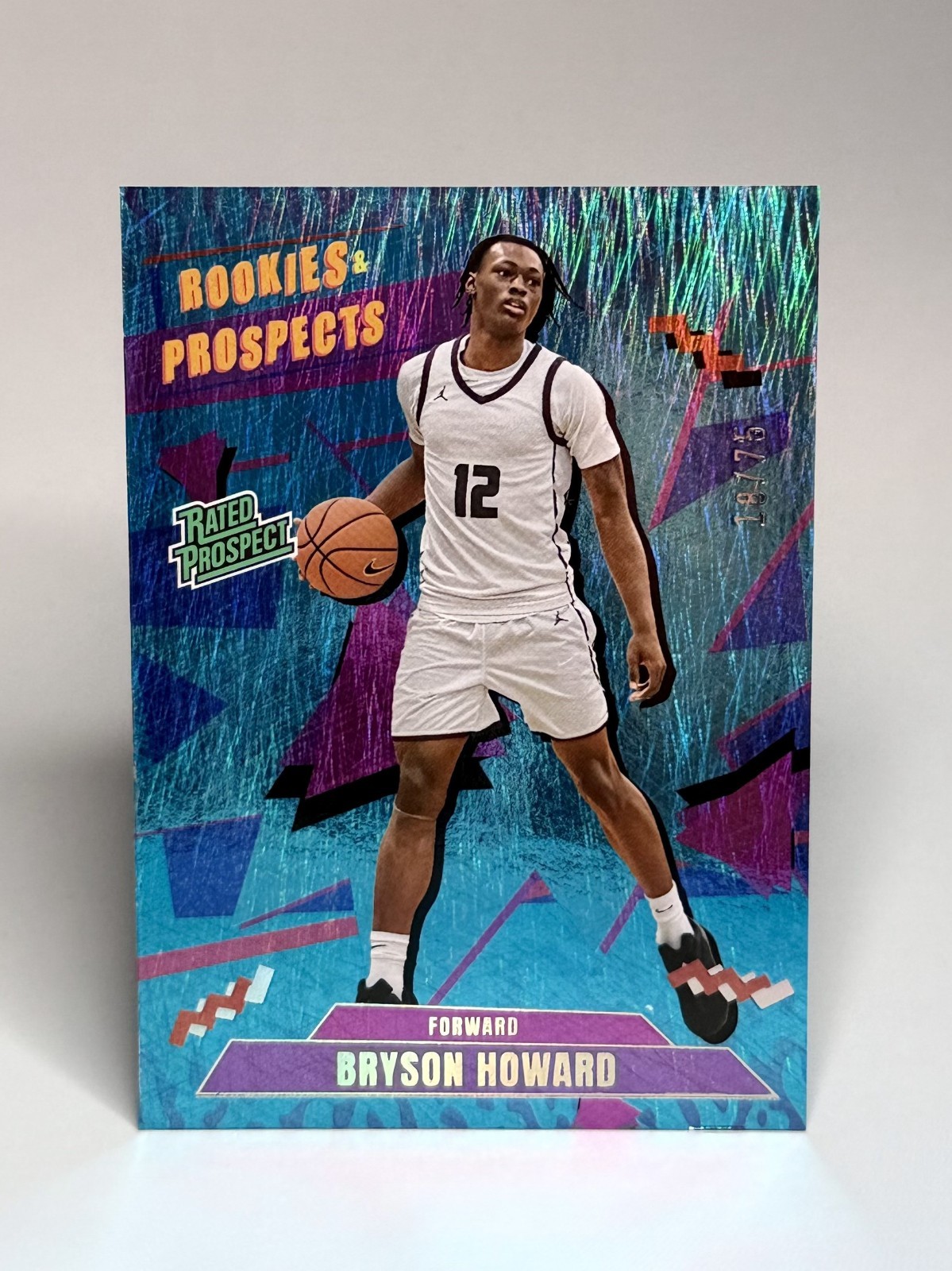 2026 Panini 90's Pop Culture Bryson Howard #132 Aqua /75