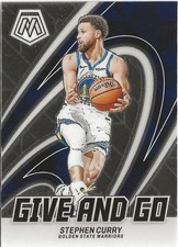 2023-24 Panini Mosaic Stephen Curry Give and Go SP Golden State Warriors