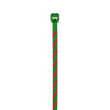 Panduit PLT1M-L5-2 GREEN / RED CABLE TIE MINIATURE package of 100 